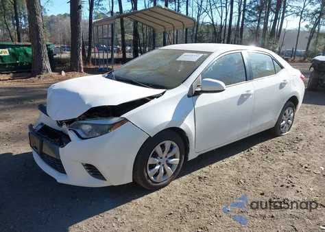 2015 Toyota Corolla Le z USA, uszkodzony, nr VIN 2T1BURHE0FC420115